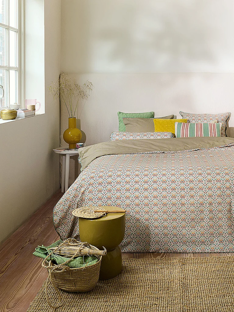 PIP STUDIO Percal Ropa de cama BAILAMOS 70x90cm/140x200cm Arena camel